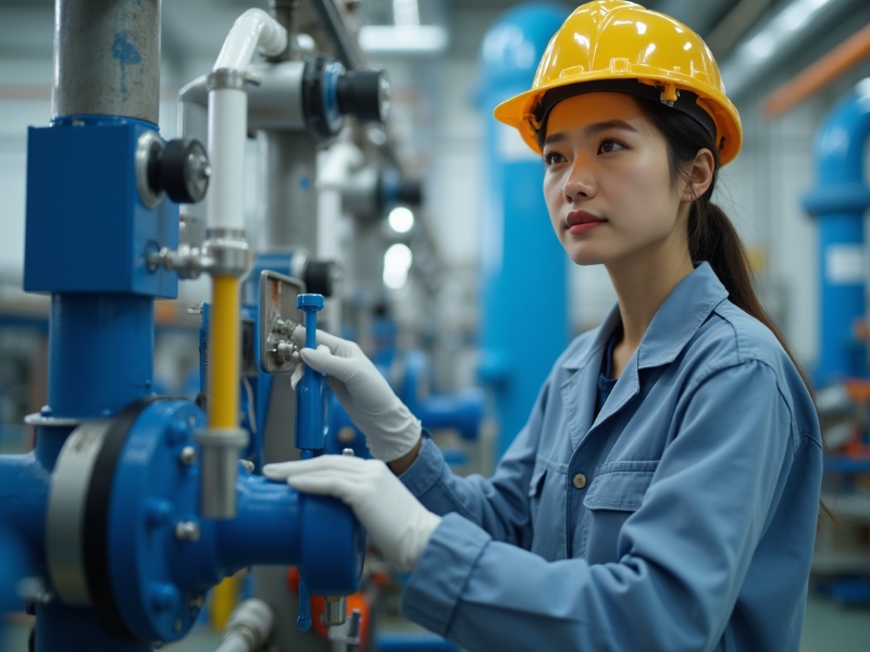 大型工業水處理除鹽系統現場