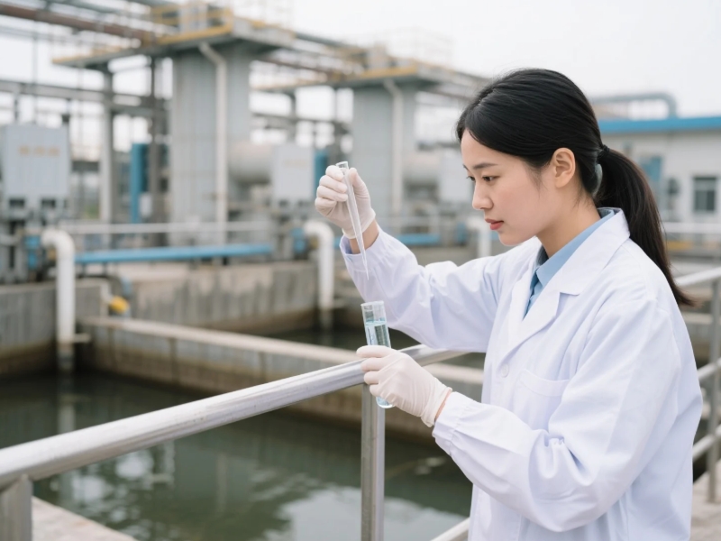 城鎮(zhèn)污水處理廠現(xiàn)場(chǎng)水質(zhì)化驗(yàn)