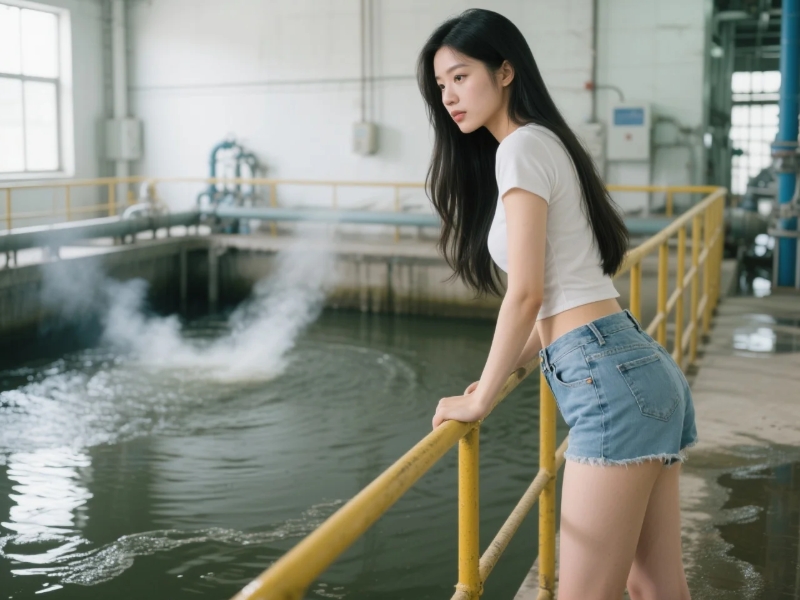 污水處理廠污水池現場圖