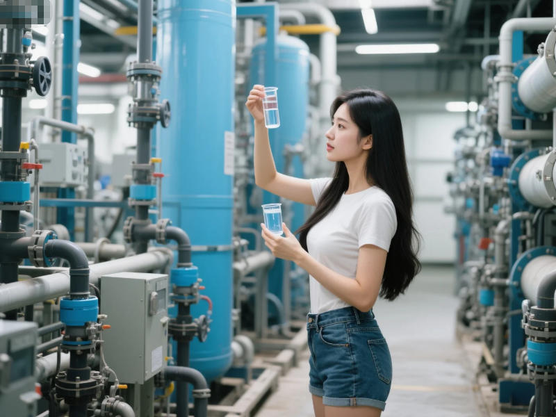 半導體電子行業用純化水系統現場圖