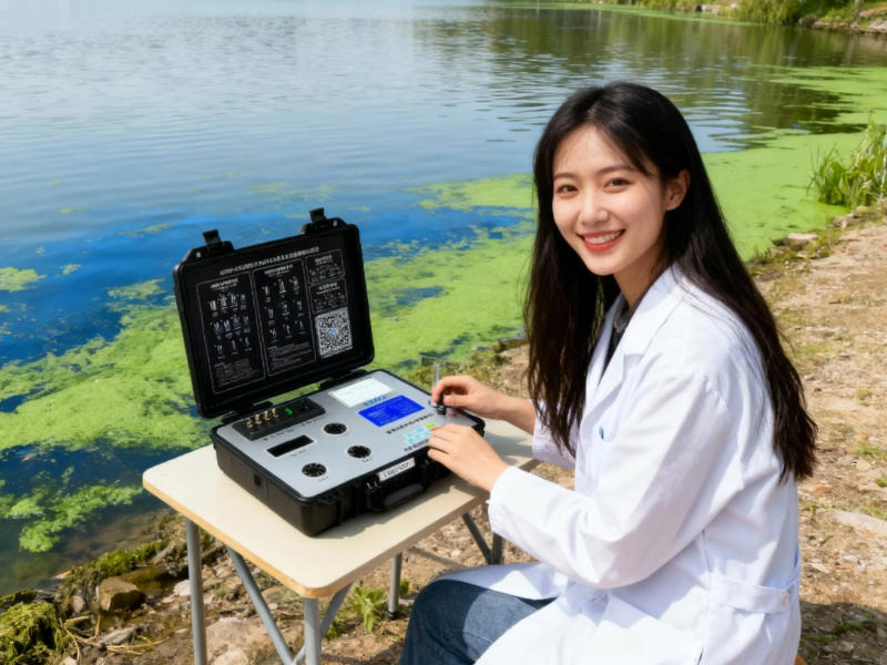 便攜式水質(zhì)快速檢測儀在污廢水使用現(xiàn)場