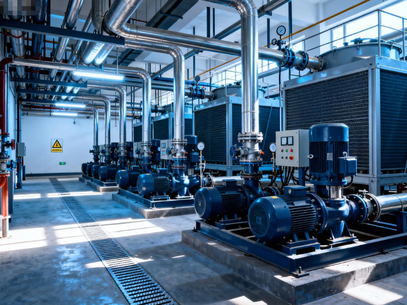 大型工業(yè)循環(huán)冷卻水系統(tǒng)現(xiàn)場